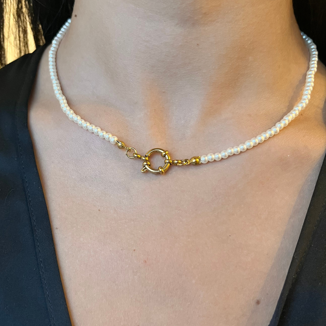 Collana Perla Bianca